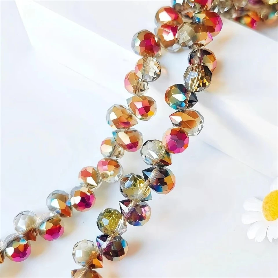 8mm Strawberry Crystal Beads DIY Handmade Glass Beads factory